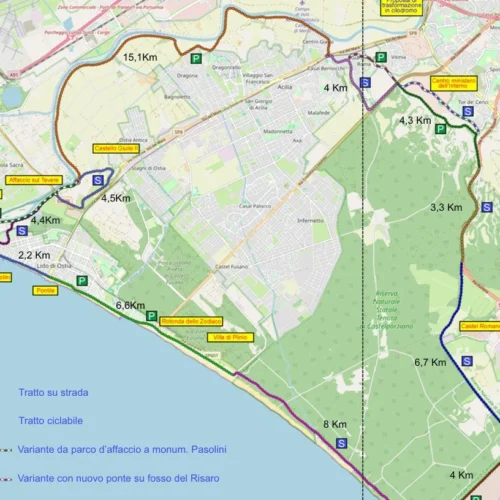 L’ANELLO AZZURRO, una ciclovia che attraversa il litorale romano
