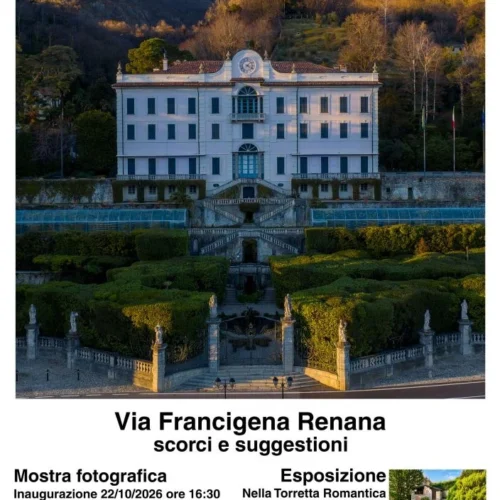 Mostra sulla Via Francigena Renana a Villa Carlotta a Tremezzina (CO) dal 22 ottobre