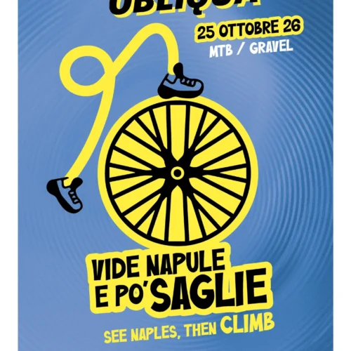 Domenica 25 ottobre 2026 torna Napoli Obliqua, l’evento cicloturistico del Napoli Bike Festival